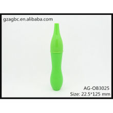 Гламурный & пустой пластиковой специальной формы тушь трубки АГ OB3025, AGPM косметической упаковки, логотип цвета
